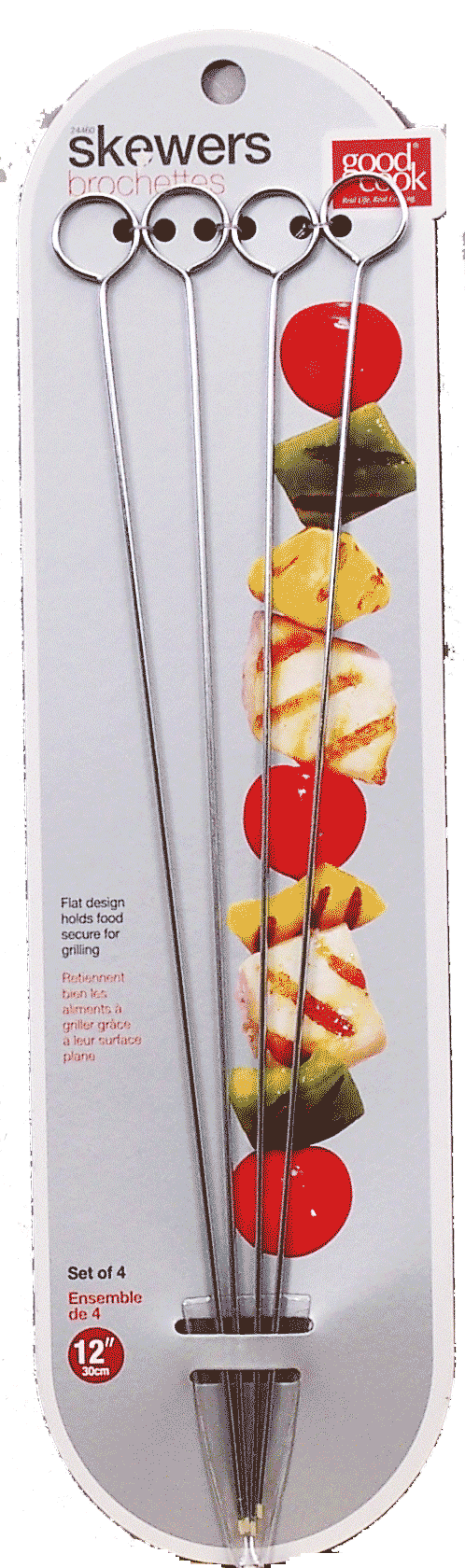 Good Cook  12 inch  skewers-metal Full-Size Picture